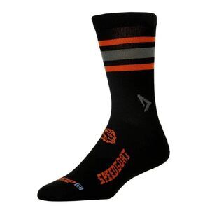 Drymax Lite Trail Running Crew Black/Foliage Green/Orange